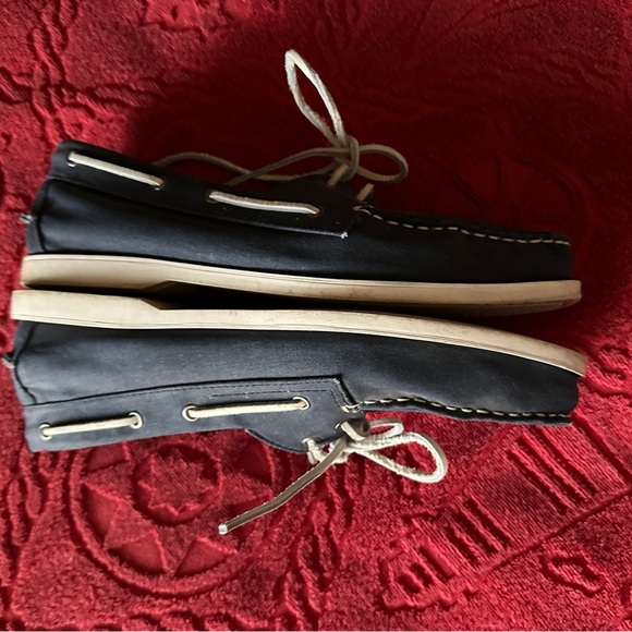 Eddie‎ Bauer Men's Navy Boat Shoes Size 10 - Picture 4 of 7